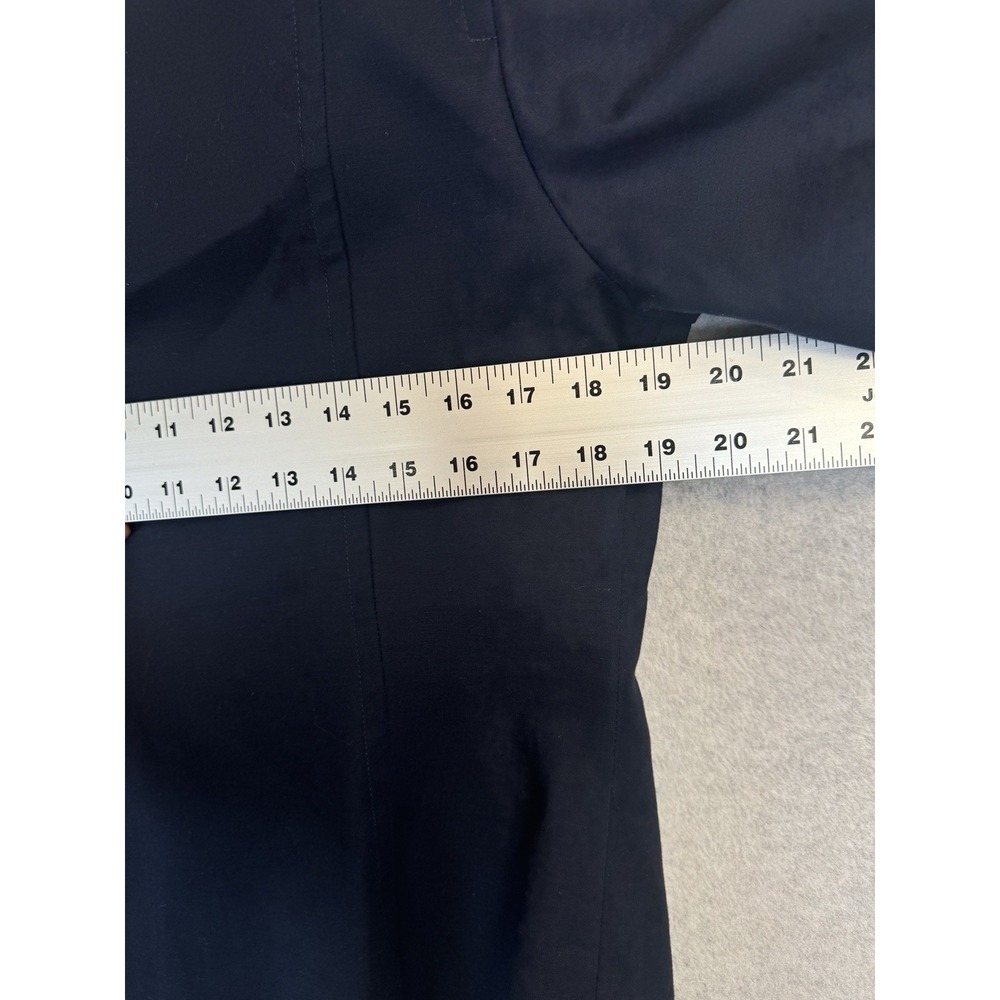 Nanette Lepore‎ Navy Stretch Blazer 12 NWOT Floral Crystal Button Career - Picture 8 of 16